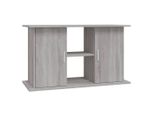 Vidaxl Supporto Per Acquario Grigio Sonoma 101X41X58 Cm Materiale A Base Di Legno