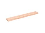 Vidaxl Mensola A Muro 80X10X4 Cm In Legno Massiccio Di Rovere Non Trattato