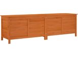 Vidaxl Cassapanca Da Giardino Marrone 198,5X50X56,5 Cm Abete Massiccio