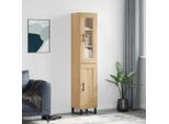 Vidaxl Credenza Sonoma-Quercia 34,5X34X180 Cm Materiale A Base Di Legno