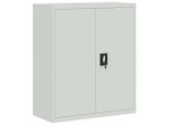 Vidaxl Armadio Per Archiviazione Grigio Chiaro 90X40X105 Cm In Acciaio