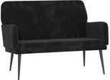 Panca Nera 108X79X79 Cm In Velluto