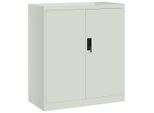 Vidaxl Armadio Per Archiviazione Grigio Chiaro 79X40X90 Cm Acciaio