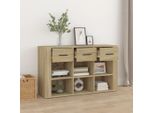 Credenza Sonoma Rovere 100X30X59,5 Cm Materiale A Base Di Legno