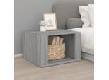 Comodino Grigio Sonoma 57X55X36 Cm Materiale A Base Di Legno