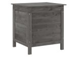 Vidaxl Cassapanca Da Giardino Antracite 50X49X56,5 Cm In Legno Massiccio Di Abete