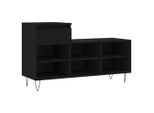 Vidaxl Portascarpe Nero 102X36X60 Cm Materiale A Base Di Legno