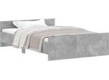 Giroletto Con Testiera E Pediera Grigio Cemento 120X190 Cm