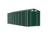 Vidaxl Casetta Da Giardino Verde 191X640X198 Cm Acciaio Zincato