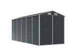 Vidaxl Capanno Per Attrezzi Antracite 191X470X198 Cm Acciaio Zincato