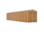 Vidaxl Casetta Da Giardino Marrone Chiaro 191X980X198 Cm Acciaio Zincato