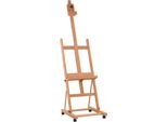 Vidaxl Cavalletto 55X53,5X178 Cm In Legno Massiccio Di Faggio
