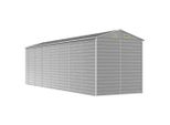 Vidaxl Casetta Da Giardino Grigio Chiaro 191X640X198 Cm Acciaio Zincato