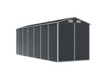 Vidaxl Capanno Per Attrezzi Antracite 191X555X198 Cm Acciaio Zincato