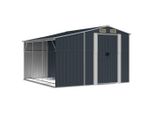Vidaxl Capanno Per Attrezzi Antracite 277X279X179 Cm Acciaio Zincato
