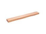 Vidaxl Mensola A Muro Marrone Chiaro 80X10X4 Cm In Legno Massiccio Trattato Con Rovere