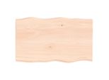 Piano Del Tavolo 100X60X(2-4) Cm In Legno Massiccio Non Trattato Bordo Albero
