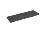 Vidaxl Mensola A Muro Marrone Scuro 60X20X2 Cm In Legno Massiccio Di Rovere Trattato