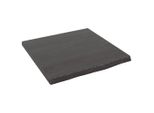 Vidaxl Mensola A Muro Marrone Scuro 40X40X2 Cm In Legno Massiccio Di Rovere Trattato