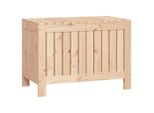 Vidaxl Cassapanca Da Giardino 76X42,5X54 Cm In Legno Di Pino Massiccio