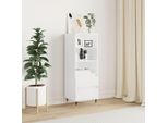 Vidaxl Credenza Bianca 40X36X110 Cm Materiale A Base Di Legno