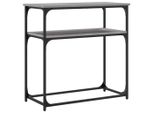 Tavolo Consolle Grigio Sonoma 75X35,5X75 Cm Materiale A Base Di Legno