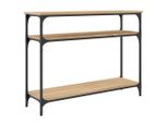 Tavolo Consolle Rovere Sonoma 100X29X75 Cm Materiale A Base Di Legno