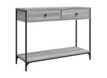 Vidaxl Tavolo Consolle Grigio Sonoma 100X34,5X75 Cm Materiale A Base Di Legno
