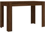 Vidaxl Tavolo Da Pranzo Marrone Look Rovere 120X60X76 Cm Materiale A Base Di Legno