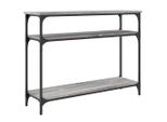 Tavolo Consolle Grigio Sonoma 100X29X75 Cm Materiale A Base Di Legno