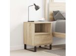 Vidaxl Comodino Rovere Sonoma 40X35X50 Cm Materiale A Base Di Legno