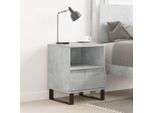 Comodino Grigio Cemento 40X35X50 Cm Materiale Legno