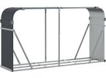 Vidaxl Riparo Per Legna Da Ardere Antracite 180X45X100 Cm Acciaio Zincato