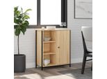 Vidaxl Credenza Rovere Sonoma 70X30X80 Cm Materiale A Base Di Legno