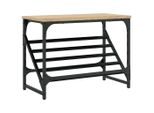 Vidaxl Portascarpe In Rovere Sonoma 60X30X45 Cm Materiale A Base Di Legno