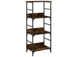Libreria In Rovere Fumé 50X33X117,5 Cm Materiale A Base Di Legno