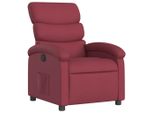Vidaxl Poltrona Relax In Tessuto Rosso Vino