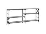 Tavolo Consolle Grigio Sonoma 180X29X76,5 Cm Materiale A Base Di Legno