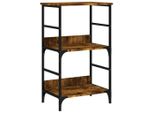 Libreria In Rovere Fumé 50X33X82 Cm Materiale A Base Di Legno