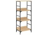 Libreria Sonoma In Rovere 50X33X117,5 Cm Materiale A Base Di Legno