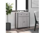 Vidaxl Credenza Grigio Sonoma 70X30X80 Cm Materiale A Base Di Legno