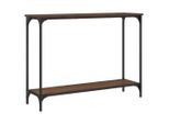 Tavolo Consolle Look Rovere Marrone 101X30,5X75 Cm Materiale A Base Di Legno