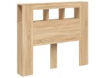 Vidaxl Testata Led Rovere Sonoma 120X18,5X103,5 Cm Materiale A Base Di Legno