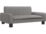 Vidaxl Letto Per Cani Grigio 70X45X30 Cm In Pelle Finta