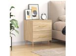 Comodino Rovere Sonoma 40X35X47,5 Cm Materiale In Legno