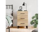 Comodino Rovere Sonoma 40X40X66 Cm Materiale In Legno