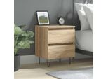 Vidaxl Comodino Rovere Sonoma 40X35X50 Cm Materiale A Base Di Legno