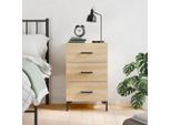 Comodino Rovere Sonoma 40X40X66 Cm Materiale In Legno