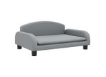 Vidaxl Letto Per Cani Grigio Chiaro 70X45X30 Cm Tessuto