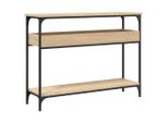 Consolle Con Ripiano Rovere Sonoma 100X29X75Cm Materiale A Base Di Legno